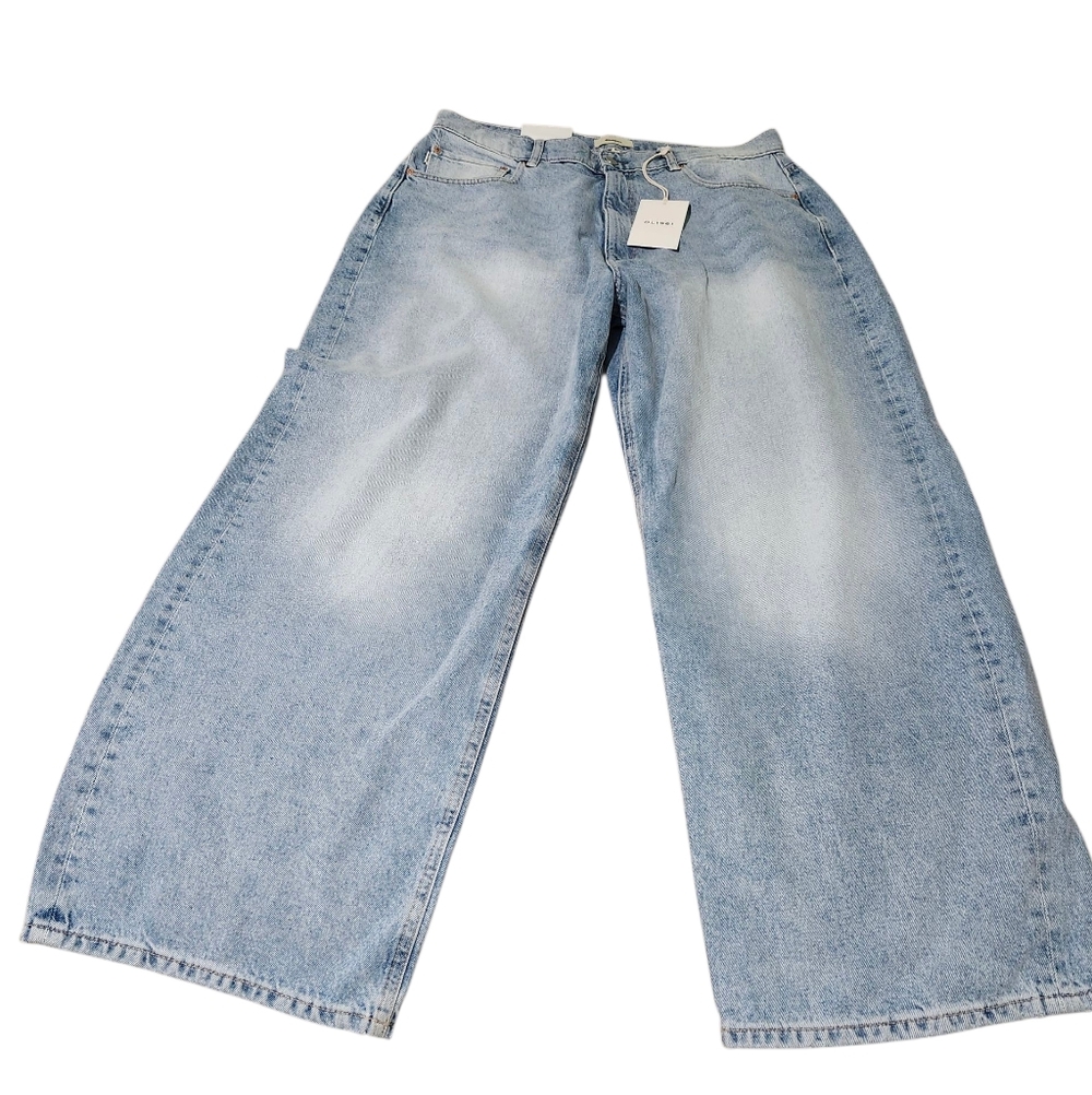 DL1961 Light Blue Flare & Wide Leg Jeans